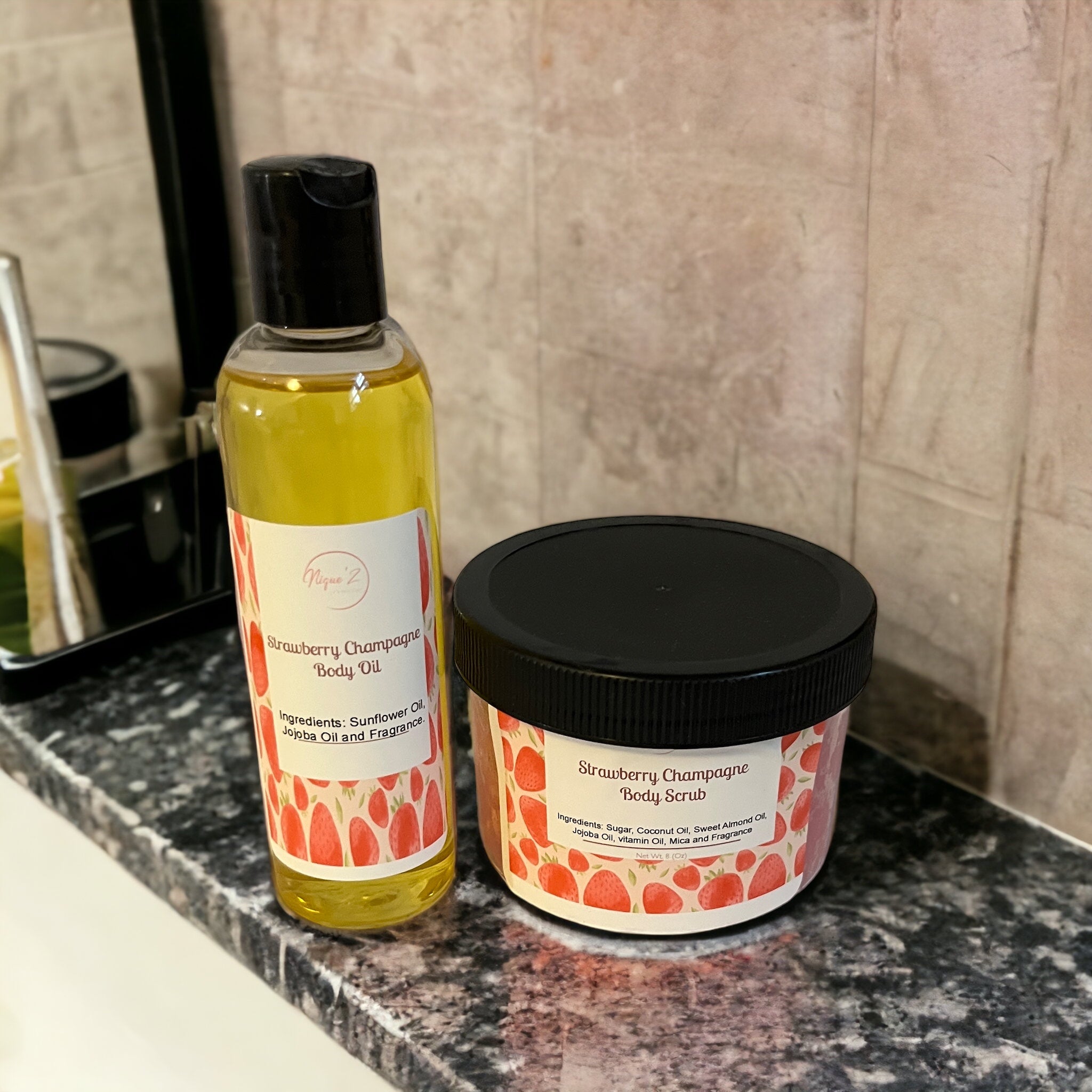 Strawberry Champagne Body Scrub